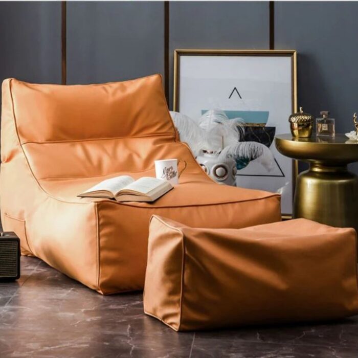 SOFT PURPLE BEAN BAG SOFA SET