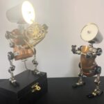 FRENCH HORN PLAYER LAMP