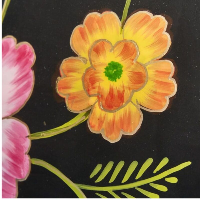 VASE LOREA L BLACK