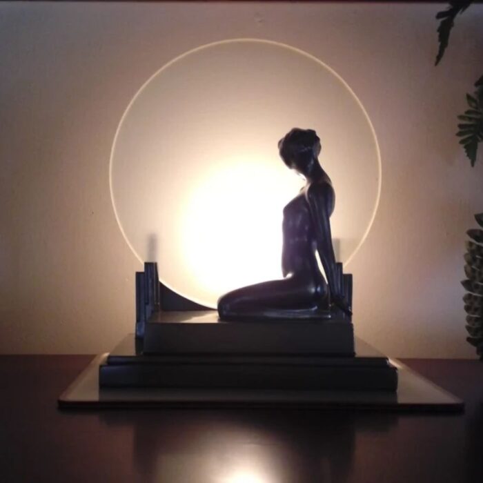 RARE FRANKART ART DECO LAMP MODEL