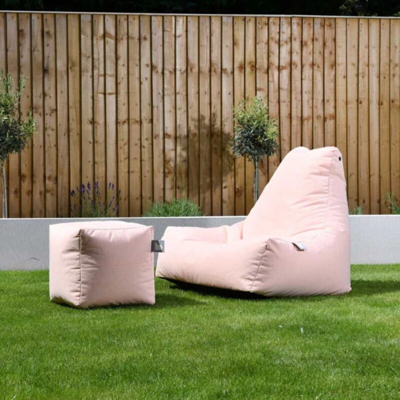 OSLO PASTEL OUTDOOR SOFA WITH STOOL
