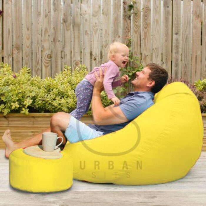 MODISH BEAN BAG WITH FOOT STOOL