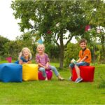 SET OF 4 CUBICAL DICE BEAN BAGS