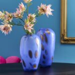 VASE VALENTINA S BLUE-GOLD
