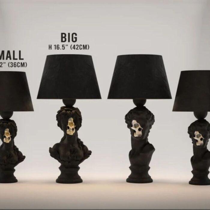 HIS AND HERS DECORATIVE TABLE LAMP