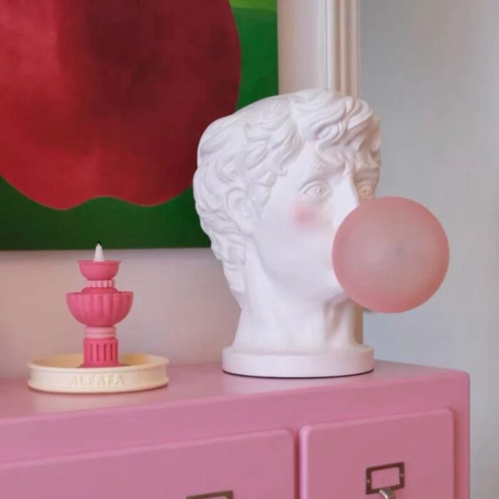 NAUGHTY DAVID POPPING GUM MODERN DESIGNER TABLE LAMP