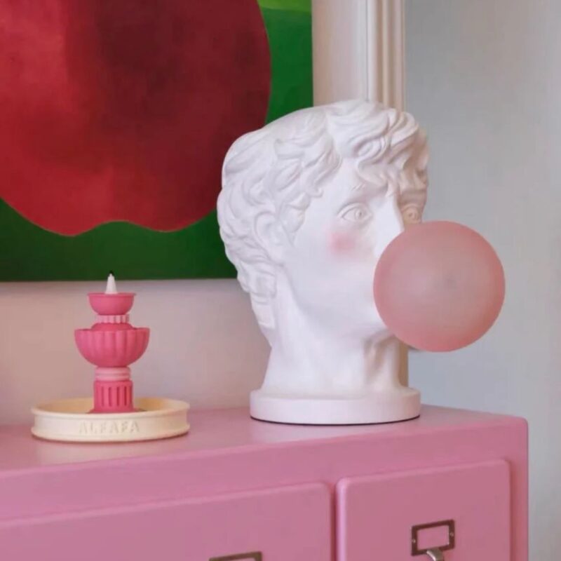NAUGHTY DAVID POPPING GUM MODERN DESIGNER TABLE LAMP
