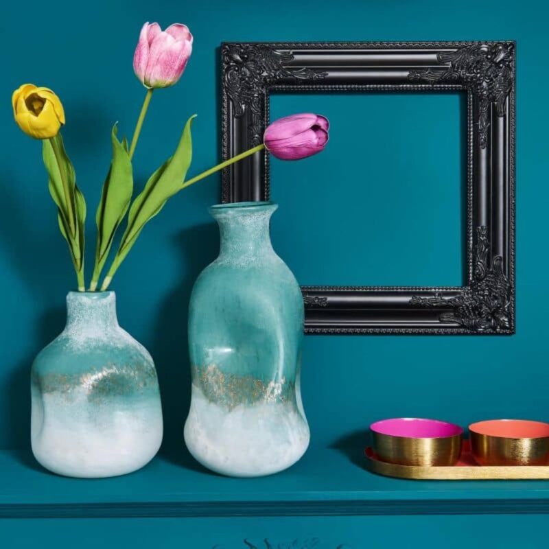 VASE ALEA II TURQUOISE
