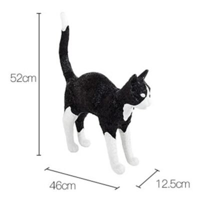RESIN CAT TABLE LAMP NORDIC