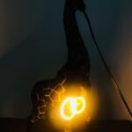 GIRAFFE SCULPTURE STATUE LAMP