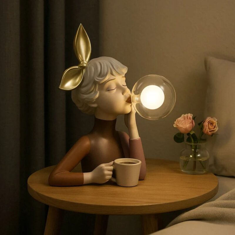AMBIENT FAIRY GIRL FIGURINES TABLE LIGHT
