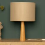 HANDMADE OAK TABLE LAMP