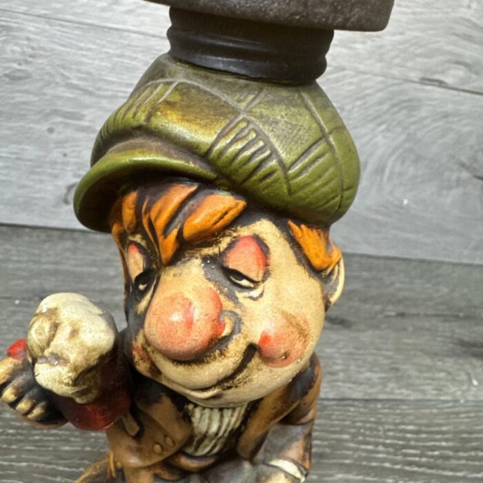 VINTAGE ENESCO DRUNK DRUNKEN MAN HOBO PUB LAMP