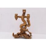 GOLD DRAGON STATUE