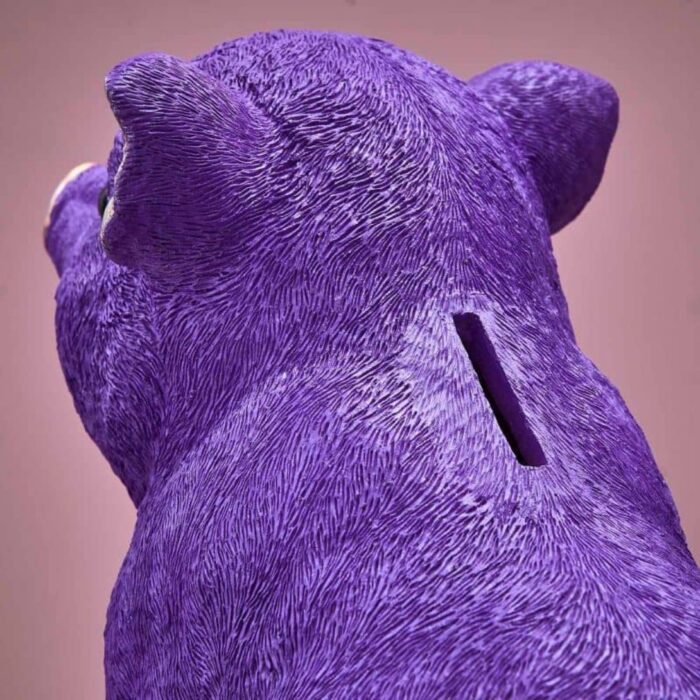 MONEY BOX PIG PIGGY BANK PURPLE