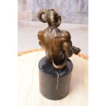 MINOTAUR BRONZE SCULPTURE ON MARBLE BASE