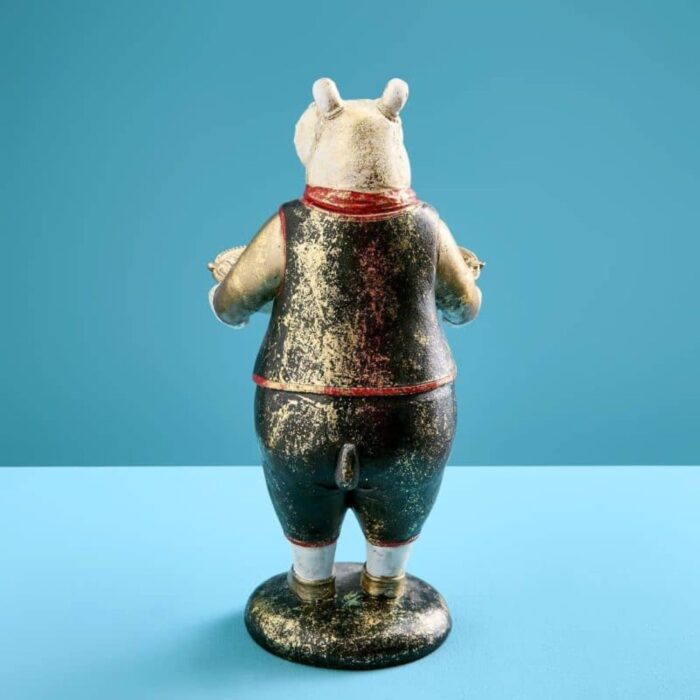 CARD HOLDER / ANIMAL FIGURE HIPPOPOTAMUS