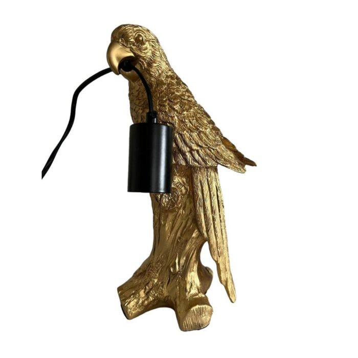 GOLD PARROT TABLE LAMP