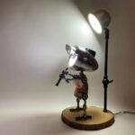 MUSICIAN PLAYING THE OBOE IN THE LIGHT
