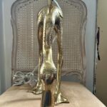 ELEGANT BRASS SPOONBILL TABLE LAMP
