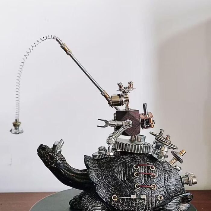 STEAMPUNK TURTLE RIDER MODEL LAMP