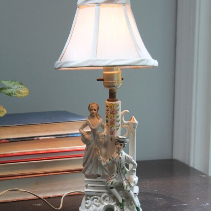 WALES JAPAN FIGURAL LAMP BASE