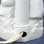 VINTAGE HAND PAINTED GERMAN PORCELAIN LAMP