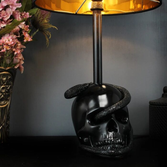 THE SNAKE EDISON SKULL LAMP