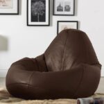 COMFY LEATHER BEAN BAG CONE