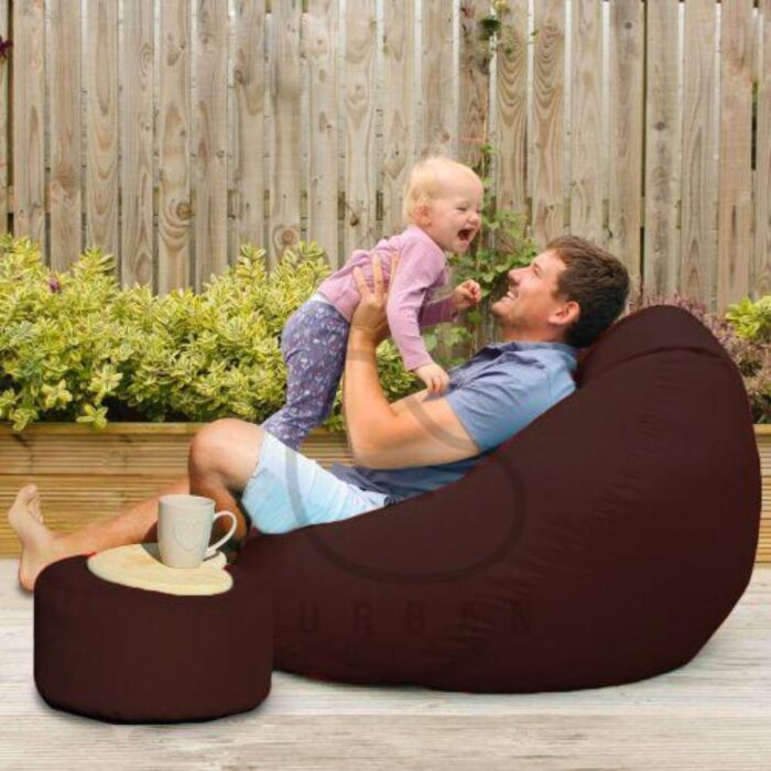 MODISH BEAN BAG WITH FOOT STOOL