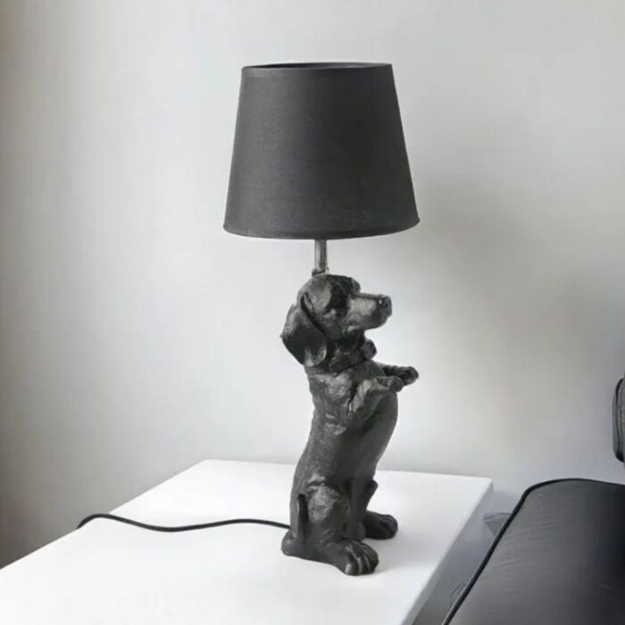 POLYRESIN BOUTIQUE DOGS LAMPS