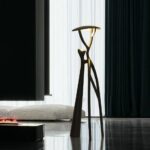 63'' BLACK LED NOVELTY FLOOR LAMP