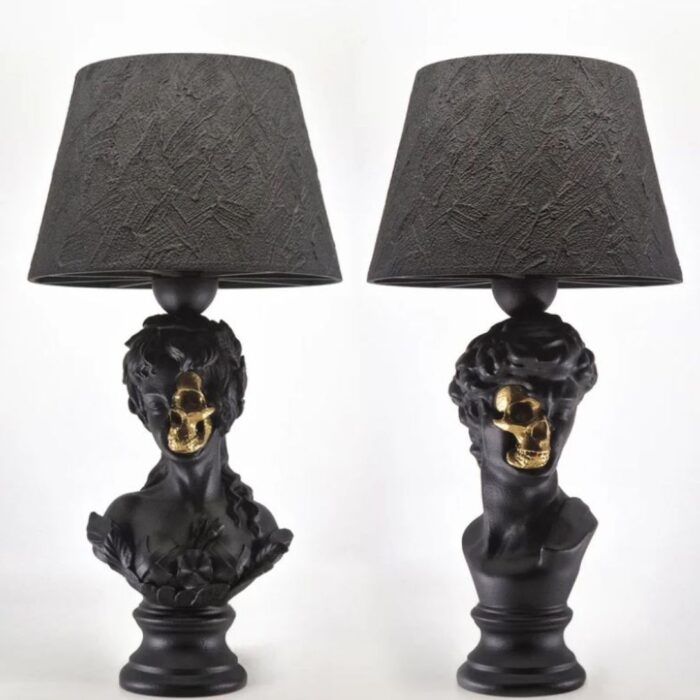 HIS AND HERS DECORATIVE TABLE LAMP