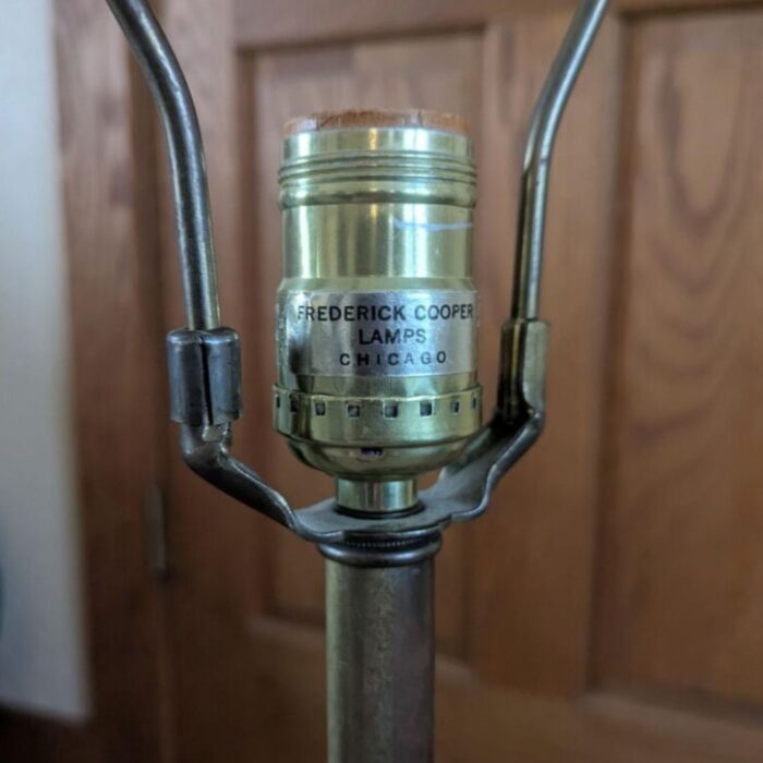 RARE FREDERICK COOPER ASIAN STYLE LAMP