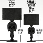 SKULL TABLE LAMP
