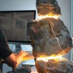 STONE LAMP DECOR