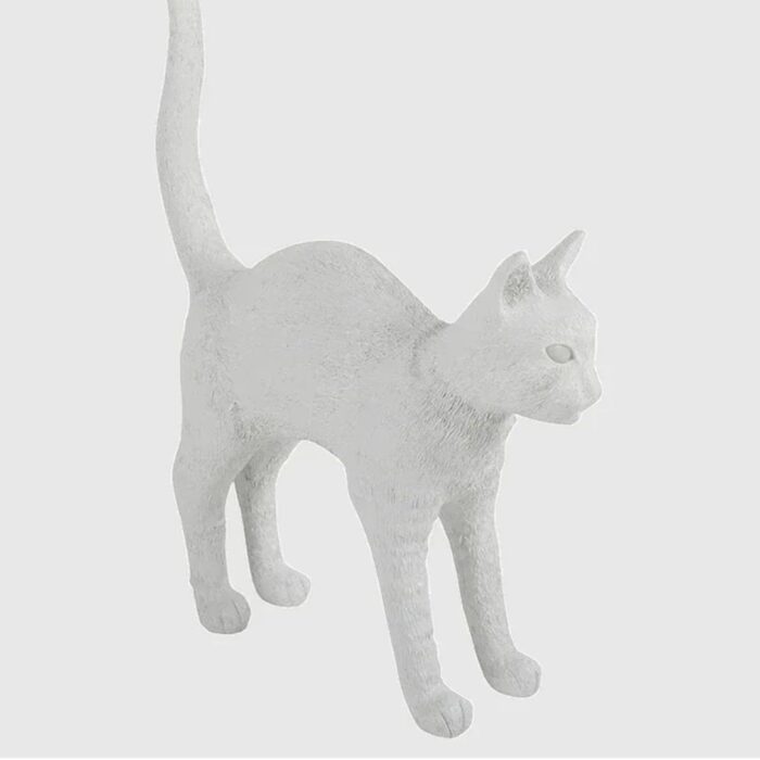 RESIN CAT TABLE LAMP NORDIC