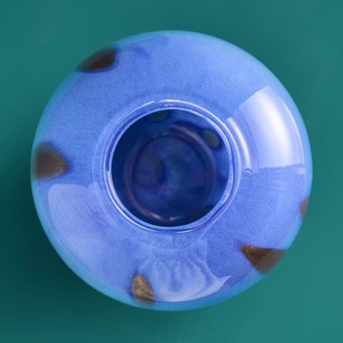 VASE VALENTINA S BLUE-GOLD