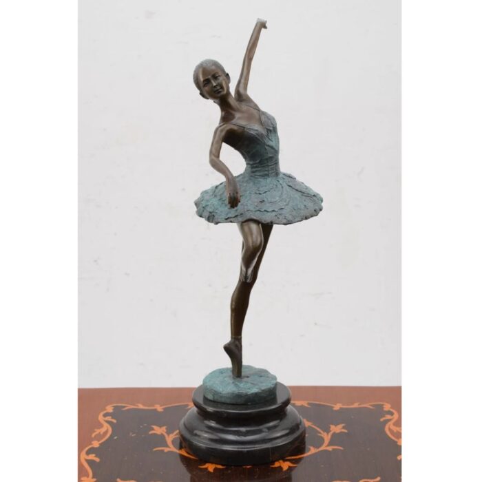 XL BALLET DANCER BRONZE SCULPTURE