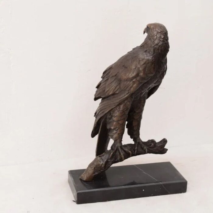 LARGE EAGLE BRONZE STATUE