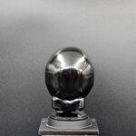 BLACK GLASS SKULL LIGHT COVER WITH CUSTOM 3D PRINTED BASE