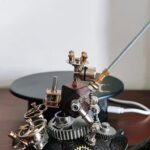 STEAMPUNK TURTLE RIDER MODEL LAMP