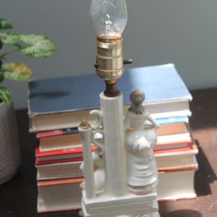 WALES JAPAN FIGURAL LAMP BASE