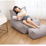 HIGH BLUE BEAN BAG SOFA SET