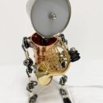 FRENCH HORN PLAYER LAMP
