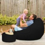 MODISH BEAN BAG WITH FOOT STOOL