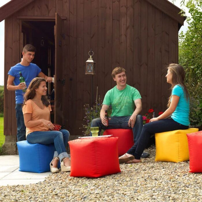 SET OF 4 CUBICAL DICE BEAN BAGS