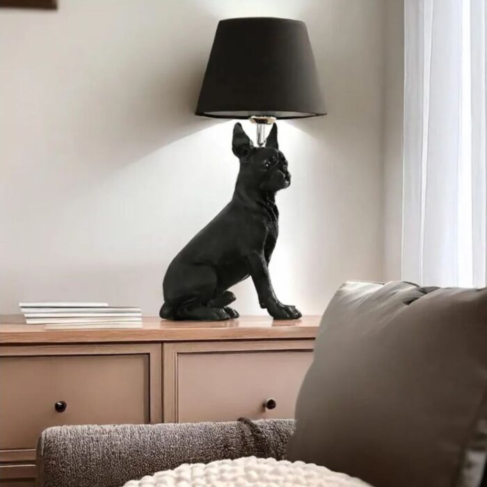 POLYRESIN BOUTIQUE DOGS LAMPS