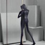 79'' BLACK LED NOVELTY FLOOR LAMP