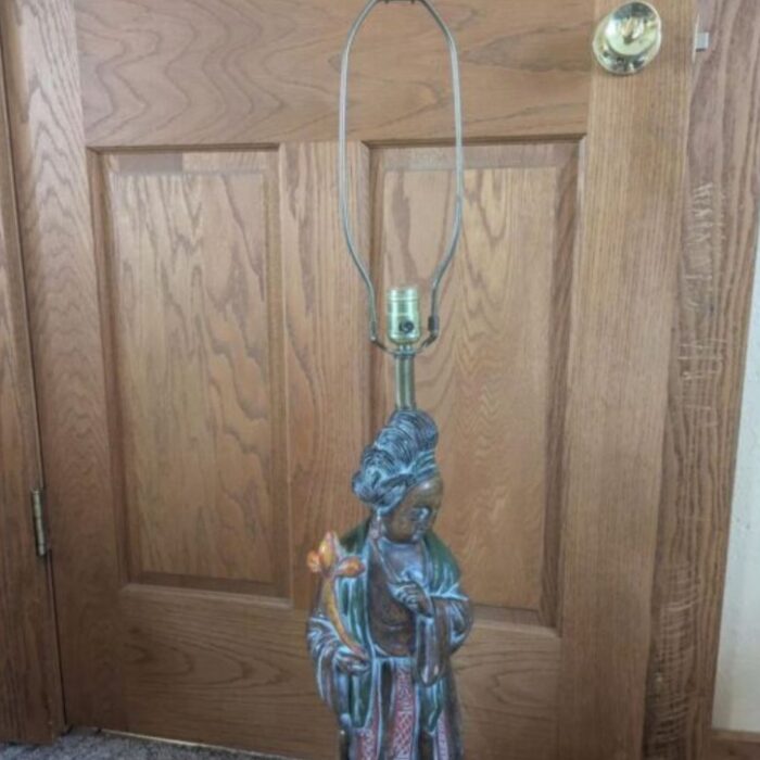 RARE FREDERICK COOPER ASIAN STYLE LAMP